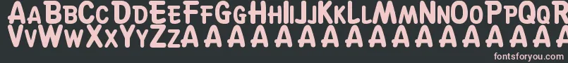 SuskeWiske Font – Pink Fonts on Black Background