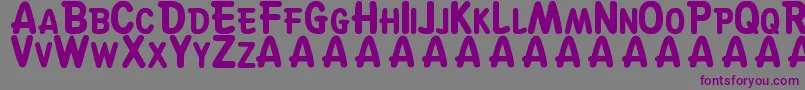 Шрифт SuskeWiske – фиолетовые шрифты на сером фоне