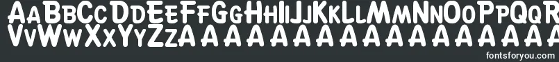 SuskeWiske-fontti – valkoiset fontit mustalla taustalla