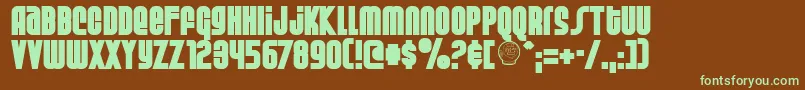 More about WeltronSpecialPower Font WeltronSpecialPower Font – Green Fonts on Brown Background