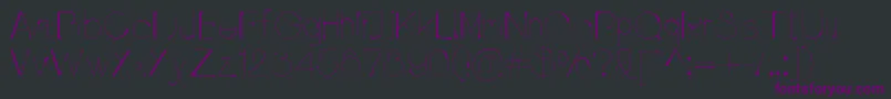 Pluvialight Font – Purple Fonts on Black Background