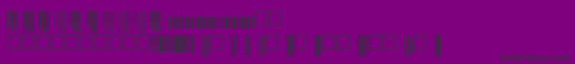 V200014 Font – Black Fonts on Purple Background
