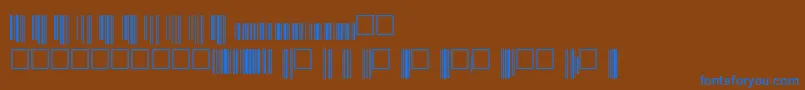 Weitere Informationen zur V200014-Schriftart V200014-Schriftart – Blaue Schriften auf braunem Hintergrund