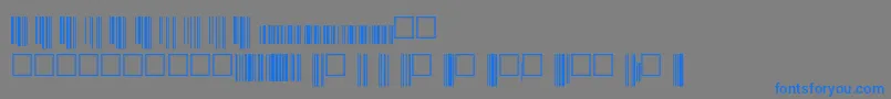 V200014 Font – Blue Fonts on Gray Background