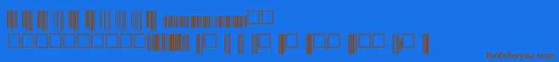 More about V200014 Font V200014 Font – Brown Fonts on Blue Background