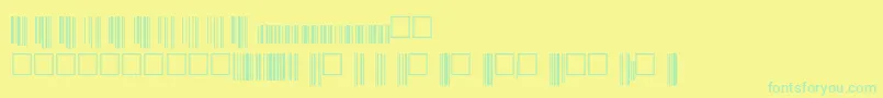 V200014-Schriftart – Grüne Schriften auf gelbem Hintergrund