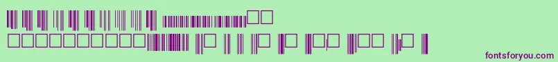 Шрифт V200014 – фиолетовые шрифты на зелёном фоне