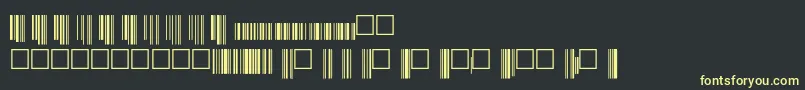 V200014 Font – Yellow Fonts on Black Background