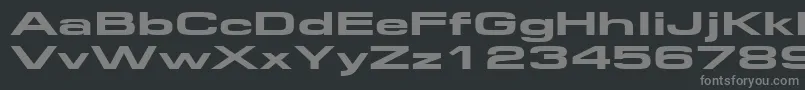 Federationwide Font – Gray Fonts on Black Background