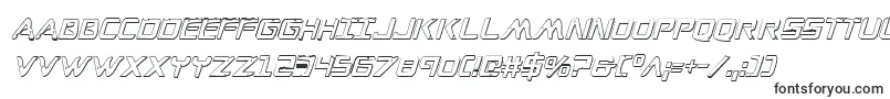 WarEagle3DCondensedItalic-fontti – 3D-fontit