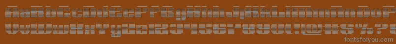 Nolocontendregrad Font – Gray Fonts on Brown Background