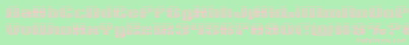 Nolocontendregrad Font – Pink Fonts on Green Background