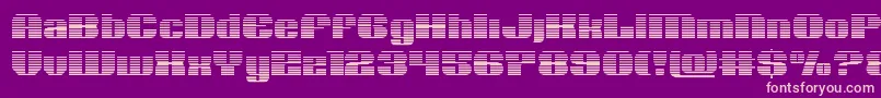 Nolocontendregrad Font – Pink Fonts on Purple Background