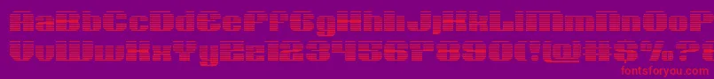 Nolocontendregrad Font – Red Fonts on Purple Background