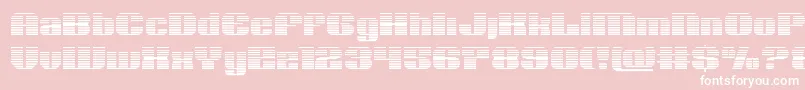 Nolocontendregrad Font – White Fonts on Pink Background