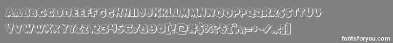 Goblincreek3D Font – White Fonts on Gray Background