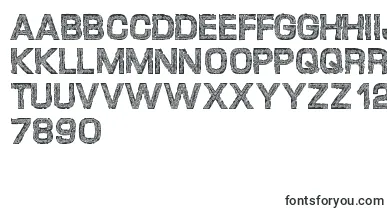 Desgarvuda font – Fonts By Shape