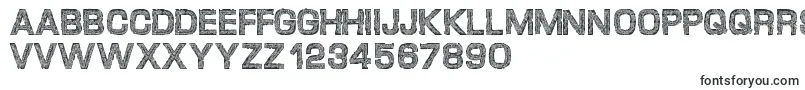 Шрифт Desgarvuda – эродированные шрифты