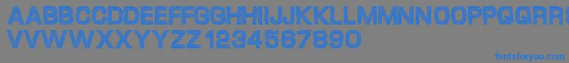 Desgarvuda Font – Blue Fonts on Gray Background