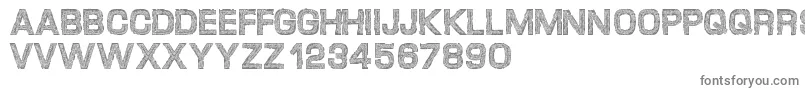 フォントDesgarvuda – 白い背景に灰色の文字