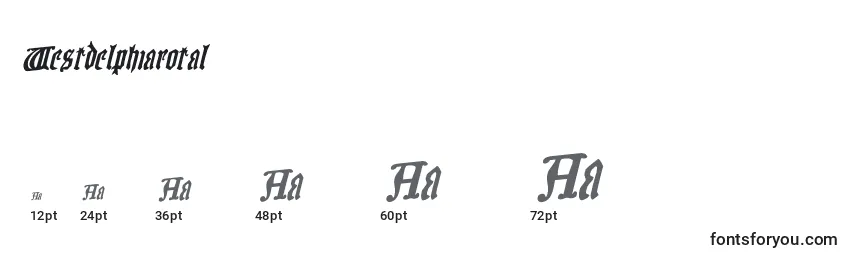 Westdelphiarotal Font Sizes