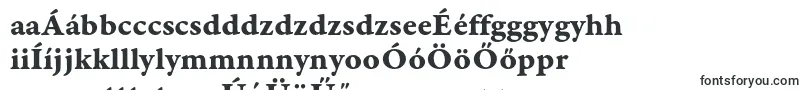 Шрифт GaramondpremrproBdcapt – венгерские шрифты