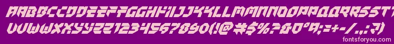 More about Tokyodriftersuperital Font Tokyodriftersuperital Font – Pink Fonts on Purple Background
