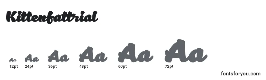 Kittenfattrial Font Sizes