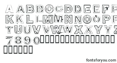 850DoubleBumperAlley font – Fonts Starting With 8