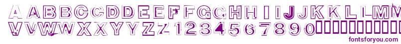 850DoubleBumperAlley Font – Purple Fonts