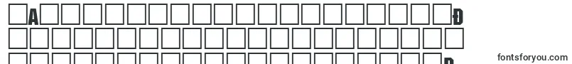 Fonte MechanicRegularDb – fontes quirguizes