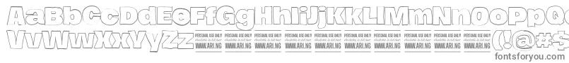 HierografoutlinePersonal Font – Gray Fonts