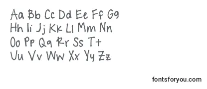 Schriftart Handwritingg3