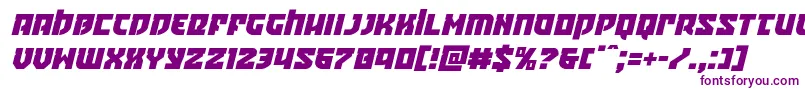 Crazyivanital Font – Purple Fonts on White Background