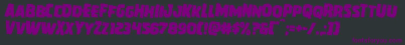 Howlinmadrotate2 Font – Purple Fonts on Black Background