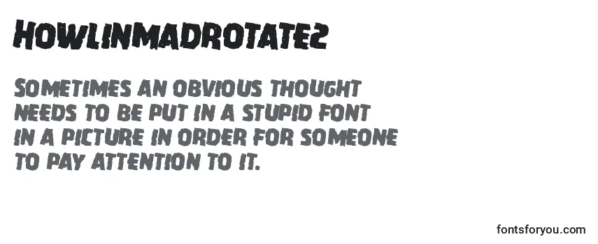Howlinmadrotate2 Font