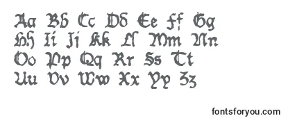 WornManuscriptrough Font