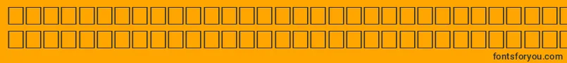 Math4Regular Font – Black Fonts on Orange Background