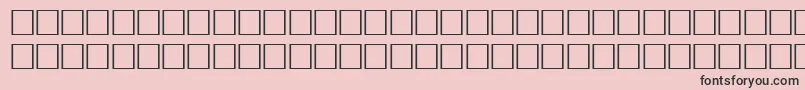 Math4Regular Font – Black Fonts on Pink Background