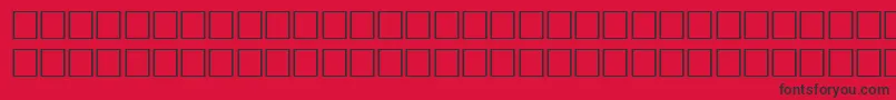 Math4Regular Font – Black Fonts on Red Background