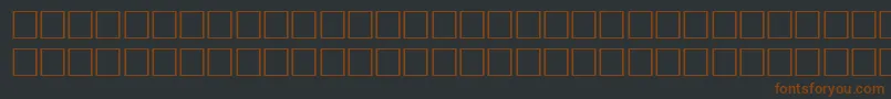 fuente Math4Regular – Fuentes Marrones Sobre Fondo Negro