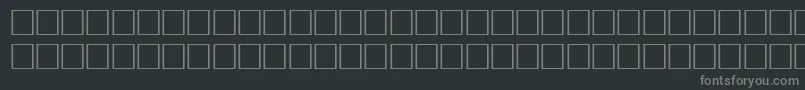 Czcionka Math4Regular – szare czcionki na czarnym tle