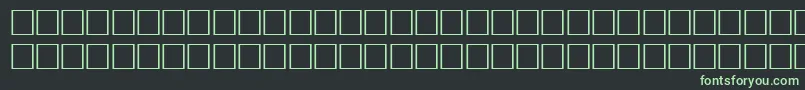 fuente Math4Regular – Fuentes Verdes Sobre Fondo Negro