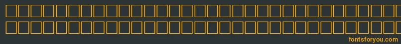 fuente Math4Regular – Fuentes Naranjas Sobre Fondo Negro