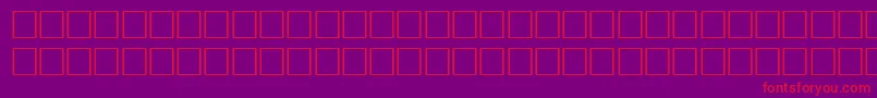 Math4Regular Font – Red Fonts on Purple Background