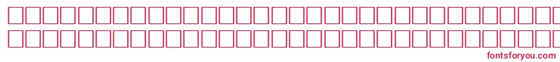 Math4Regular-fontti – punaiset fontit