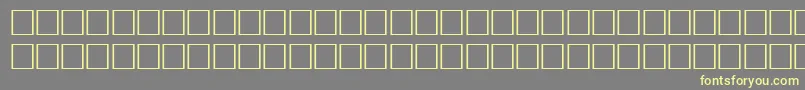 Math4Regular Font – Yellow Fonts on Gray Background