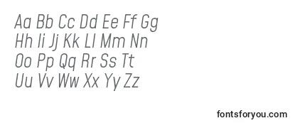 MohaveLightitalic Font