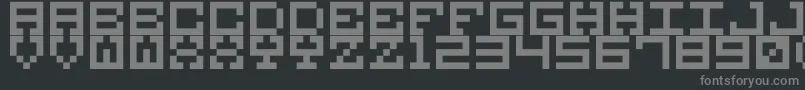 Więcej informacji o czcionce M38 Czcionka M38 – szare czcionki na czarnym tle