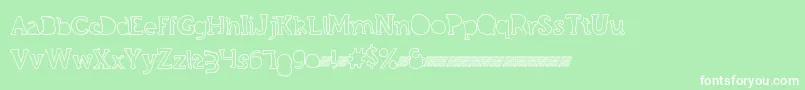 More about Grandcircledt Font Grandcircledt Font – White Fonts on Green Background